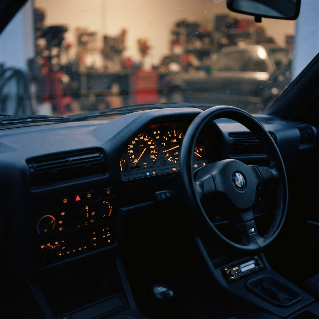 Classic car dashboard